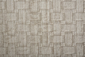 HomeRoots 4' Hand Woven Area Rug in Ivory and Brown Stripes - Artisan Crafted for Timeless Elegance and Style 5' x 8' 514736