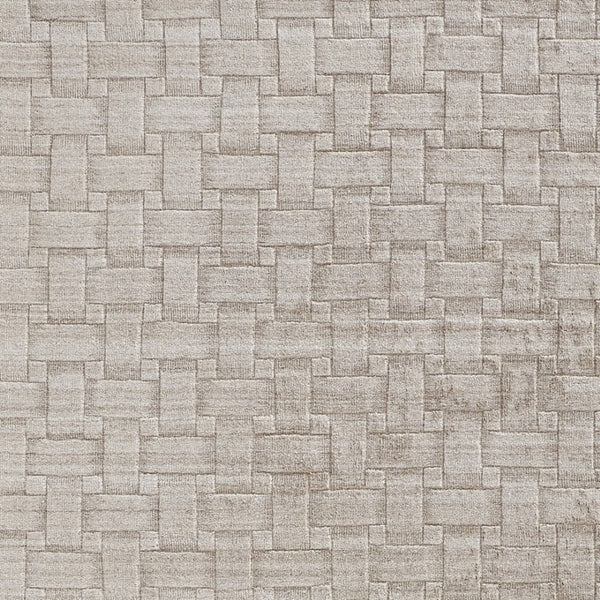 HomeRoots 4' Hand Woven Area Rug in Ivory and Brown Stripes - Artisan Crafted for Timeless Elegance and Style 12' X 15' 514740