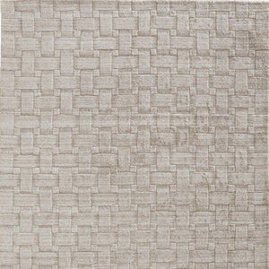 HomeRoots 4' Hand Woven Area Rug in Ivory and Brown Stripes - Artisan Crafted for Timeless Elegance and Style 12' X 15' 514740