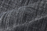 Homeroots 10' X 14' Gray And Black Striped Hand Woven Area Rug Gray,Black Viscose 514760