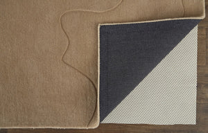 HomeRoots 5' Plush Beige and Brown Abstract Hand-Tufted Area Rug for Modern and Transitional Decor Spaces 9' X 12' 514844