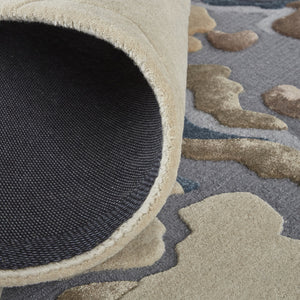 Homeroots 10' X 14' Tan And Brown Wool Abstract Hand Tufted Area Rug  Wool 514866