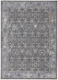 Homeroots 8' X 10' Taupe And Ivory Floral Power Loom Area Rug Taupe,Gray,Orange Polyester 514884