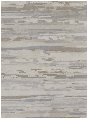 HomeRoots 4' Stylish Brown and Ivory Distressed Area Rug – Versatile, Low-Maintenance Comfort for Any Space 4' X 6' 514915