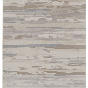 HomeRoots 4' Stylish Brown and Ivory Distressed Area Rug – Versatile, Low-Maintenance Comfort for Any Space 5' X 8' 514916