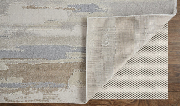 HomeRoots 4' Stylish Brown and Ivory Distressed Area Rug – Versatile, Low-Maintenance Comfort for Any Space 7' X 10' 514918