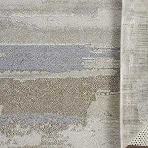HomeRoots 4' Stylish Brown and Ivory Distressed Area Rug – Versatile, Low-Maintenance Comfort for Any Space 9' X 12' 514919