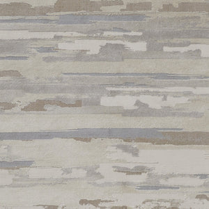 HomeRoots 12' Abstract Shag Area Rug in Brown, Ivory & Tan - Plush, Durable, Stain-Resistant for Modern Spaces 12' X 15' 514922