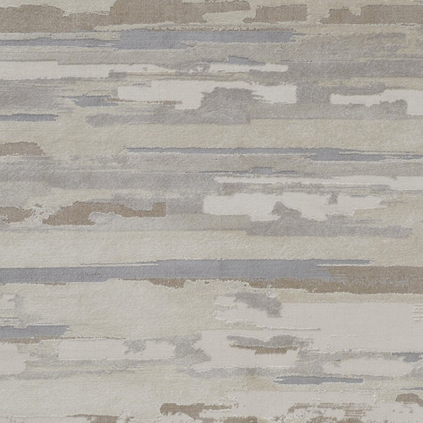 HomeRoots 12' Abstract Shag Area Rug in Brown, Ivory & Tan - Plush, Durable, Stain-Resistant for Modern Spaces 12' X 15' 514922