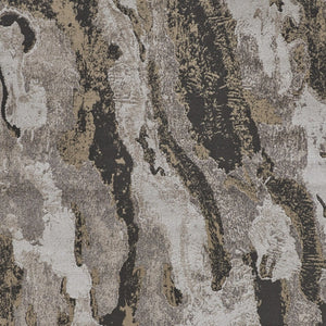 HomeRoots 4' Brown and Ivory Abstract Area Rug - Stylish, Durable, and Low-Maintenance for Modern Spaces 10' X 14' 514928