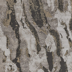 HomeRoots 4' Brown and Ivory Abstract Area Rug - Stylish, Durable, and Low-Maintenance for Modern Spaces 12' X 15' 514930