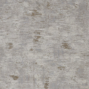 Homeroots 12' X 15' Gray And Ivory Abstract Power Loom Distressed Area Rug Ivory,Gray,Tan Polypropylene 514946