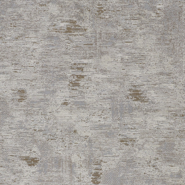 Homeroots 12' X 15' Gray And Ivory Abstract Power Loom Distressed Area Rug Ivory,Gray,Tan Polypropylene 514946