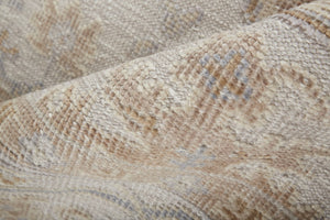 HomeRoots 4' Hand-Knotted Orange and Ivory Floral Area Rug - Unique Artisan Craftsmanship for Stylish Spaces 4' X 6' 514970