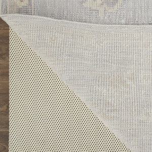 HomeRoots 4' Hand-Knotted Gray and Ivory Floral Area Rug - Timeless Elegance with Stain-Resistant Durability 8' X 10' 514986