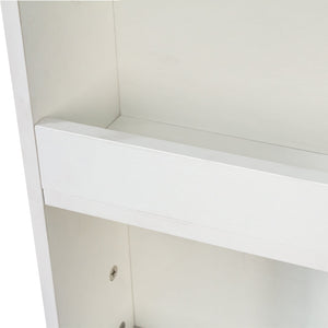English Elm 70.87" H Modern Wooden Tall Storage Cabinet With 4 Shelves, 3 Drawers For Organized Display & Style W331P281202