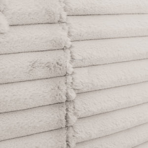 English Elm Classic 60 in Corduroy Memory Foam Bean Bag Lounger – Giant Round Sofa Chair, Plush Taupe Seat B011P206740