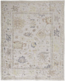 Elegant Floral Hand Knotted Area Rug - Stain Resistant Warmth for Any Living Space Decor