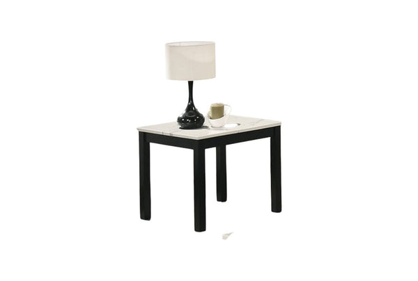 English Elm Contemporary 3-Piece Table Set With Faux Marble Top - Elegant Coffee & End Tables For Modern Living B2741P391800
