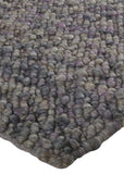 Homeroots 10' X 13' Purple And Gray Wool Hand Woven Distressed Area Rug Purple,Taupe,Gray Wool 515021