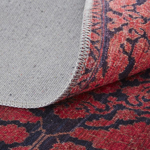HomeRoots 10'' Bold Red and Black Floral Power Loom Area Rug - Classic Design for Warmth and Style 10' X 14' 515200