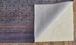 HomeRoots 5' Floral Power Loom Area Rug in Vibrant Blue, Pink, and Purple - Perfect for Any Room Decor 5' X 8' 515211