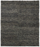 Homeroots 2' X 3' Gray And Black Wool Hand Woven Distressed Area Rug Gray,Taupe,Black Wool 515283