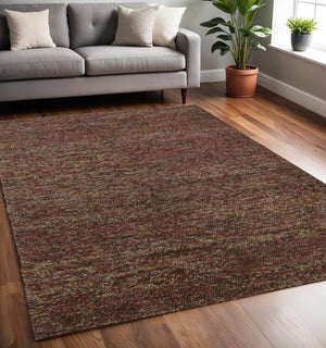 HomeRoots 10' Abstract Shag Wool Area Rug - Hand-Woven in Gray and Black for Comfort, Style, and Durability 5' X 8' 515289