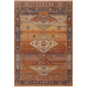 HomeRoots 4' Brown Southwestern Area Rug - Durable, Earthy Comfort for Living Rooms, Entryways, or Bedrooms 4' X 6' 515848