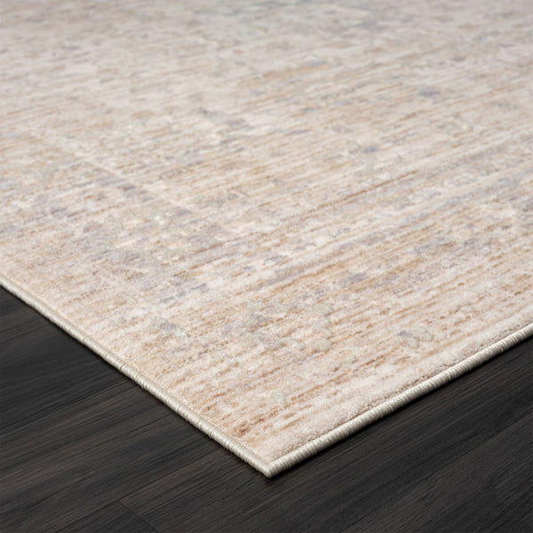 HomeRoots 4' Gray Botanical Area Rug - Timeless Floral Design with Soft High-Low Texture for Elegant Spaces 4' X 6' 515868