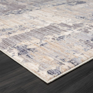HomeRoots 4' Beige Abstract Area Rug - Turkish-Made Elegance for Living Rooms, Bedrooms, and Entryways 4' X 6' 515904