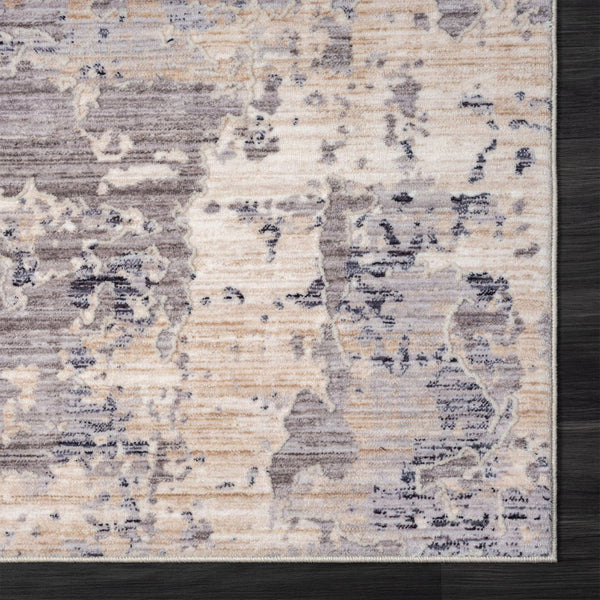 HomeRoots 4' Beige Abstract Area Rug - Turkish-Made Elegance for Living Rooms, Bedrooms, and Entryways 4' X 6' 515904