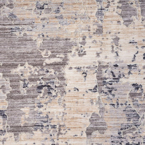HomeRoots 4' Beige Abstract Area Rug - Turkish-Made Elegance for Living Rooms, Bedrooms, and Entryways 4' X 6' 515904