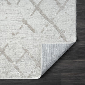 Homeroots 8' X 10' Cream Geometric Area Rug  Polypropylene 515916