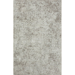 HomeRoots 9' Gray Abstract Distressed Area Rug - Contemporary Elegance with High-Low Texture for Modern Spaces 9' X 12' 515957