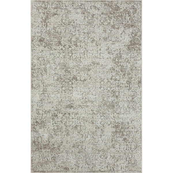 HomeRoots 9' Gray Abstract Distressed Area Rug - Contemporary Elegance with High-Low Texture for Modern Spaces 9' X 12' 515957