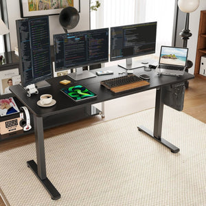 English Elm Stary Electric Standing Desk - Adjustable Height Home Office Solution For Enhanced Productivity & Comfort T3623P339398-GIGA