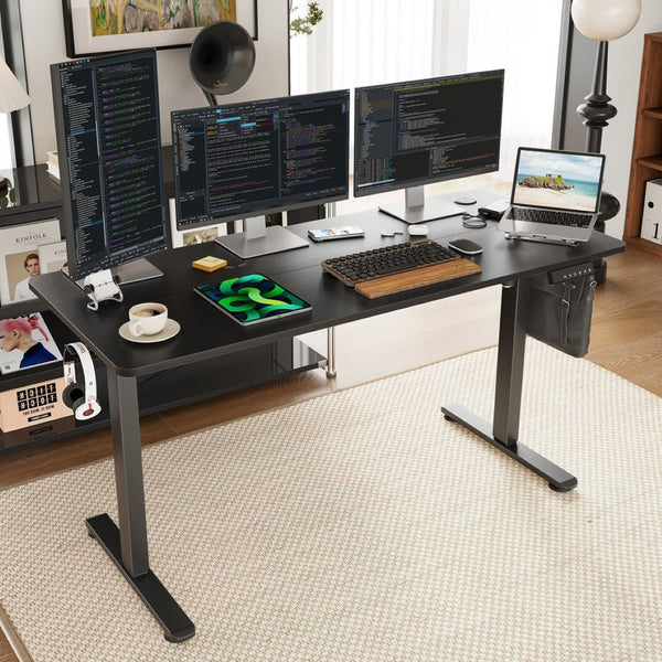 English Elm Stary Electric Standing Desk - Adjustable Height Home Office Solution For Enhanced Productivity & Comfort T3623P339398-GIGA
