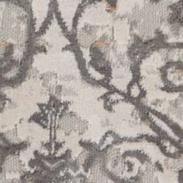 Homeroots 5' X 8' Cream Abstract Distressed Area Rug  Polyester 515986