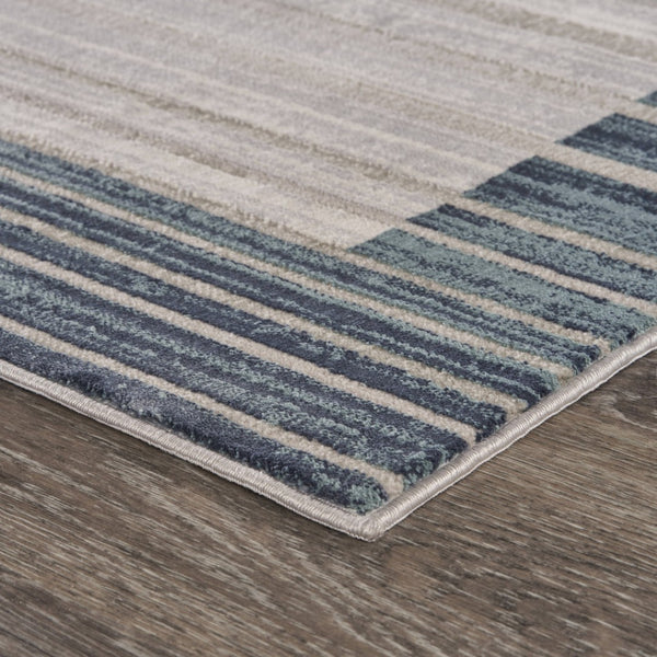 HomeRoots 5' Cream Abstract Area Rug - Elevate Your Décor with Contemporary Charm, Durability & Soft Comfort 5' X 8' 515990