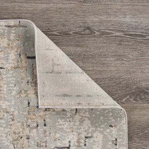 Homeroots 5' X 8' Cream Abstract Area Rug  Polyester 515994