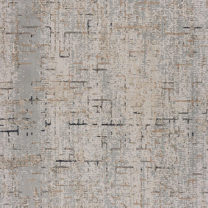 Homeroots 8' X 11' Cream Abstract Area Rug  Polyester 515995