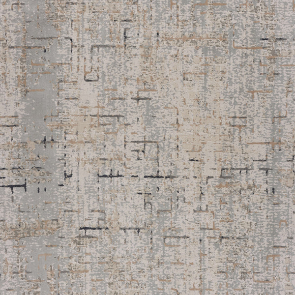 Homeroots 10' X 14' Cream Abstract Area Rug  Polyester 515996