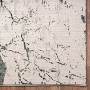 HomeRoots 5' Ivory Abstract Area Rug - Luxurious High-Low Texture for Modern Spaces, Crafted in Turkey for Quality 5' X 8' 516005