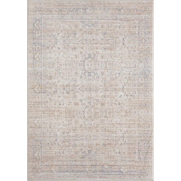 HomeRoots 4' Gray Botanical Area Rug - Timeless Floral Design with Soft High-Low Texture for Elegant Spaces 5' X 8' 516008
