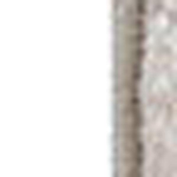 Homeroots 8' X 10' Beige Botanical Area Rug  Polyester 516013