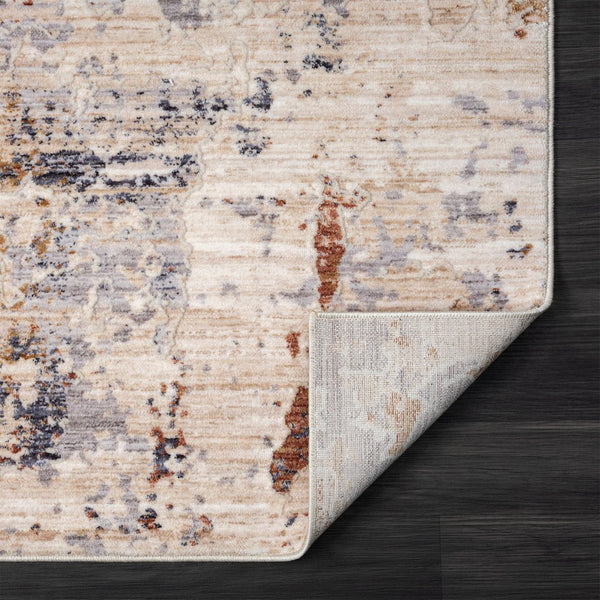 HomeRoots 4' Beige Abstract Area Rug - Turkish-Made Elegance for Living Rooms, Bedrooms, and Entryways 5' X 8' 516032