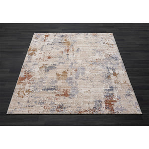 HomeRoots 4' Beige Abstract Area Rug - Turkish-Made Elegance for Living Rooms, Bedrooms, and Entryways 8' X 10' 516033