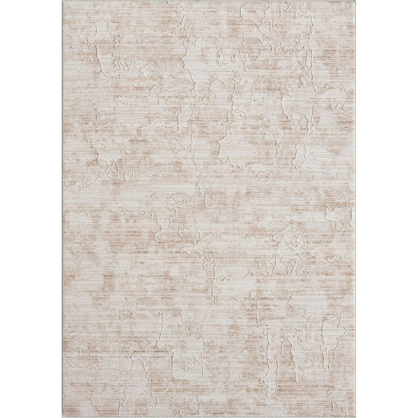 HomeRoots 4' Beige Abstract Area Rug - Turkish-Made Elegance for Living Rooms, Bedrooms, and Entryways 5' X 8' 516040