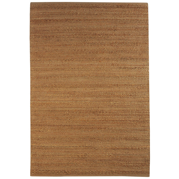 Homeroots 8' X 10' Beige Hand Woven Non Skid Area Rug Natural Jute 516055